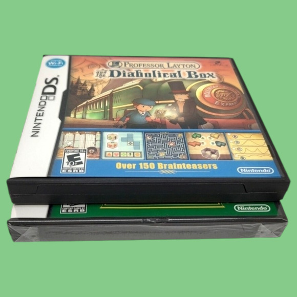 Professor Layton Series Nintendo DS Two Games Unwound Future and Diabolical Box - Picture 14 of 16